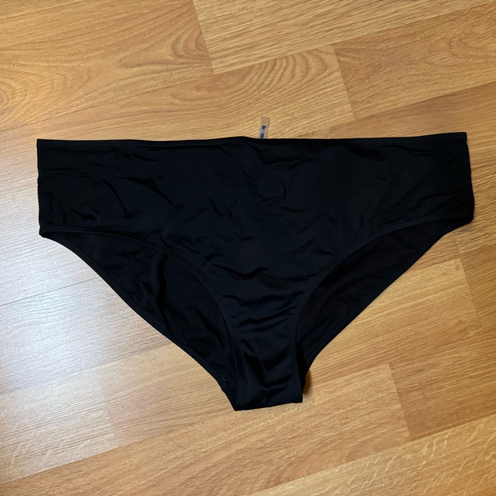 Black Bikini‎ Bottoms SwimsuitsForAll sz 20